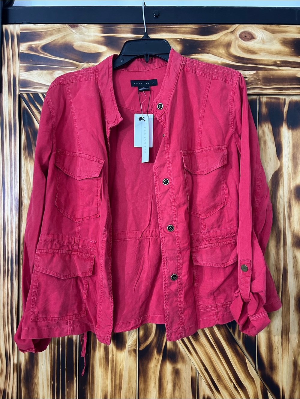 Sanctuary Hot Pink Utility Jacket